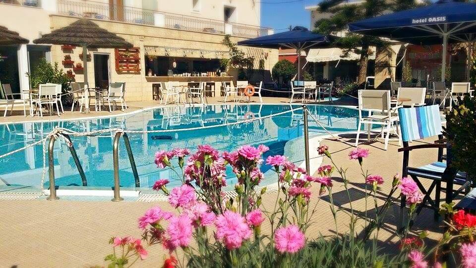 Oasis Hotel Skala  Bagian luar foto